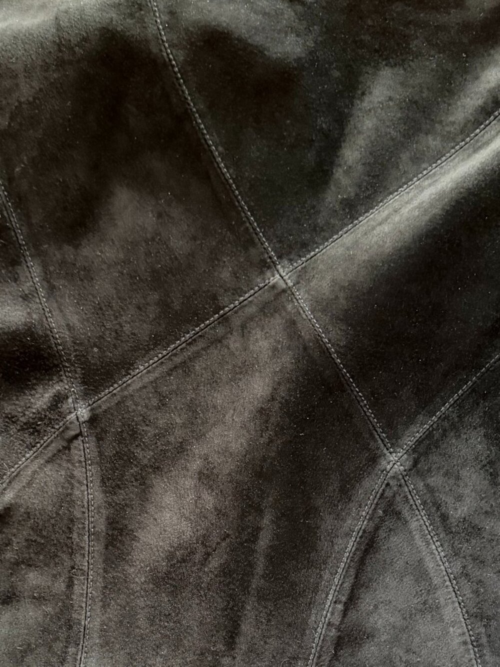 Danier Leather Black Suede Maxi Skirt - Picture 5 of 15